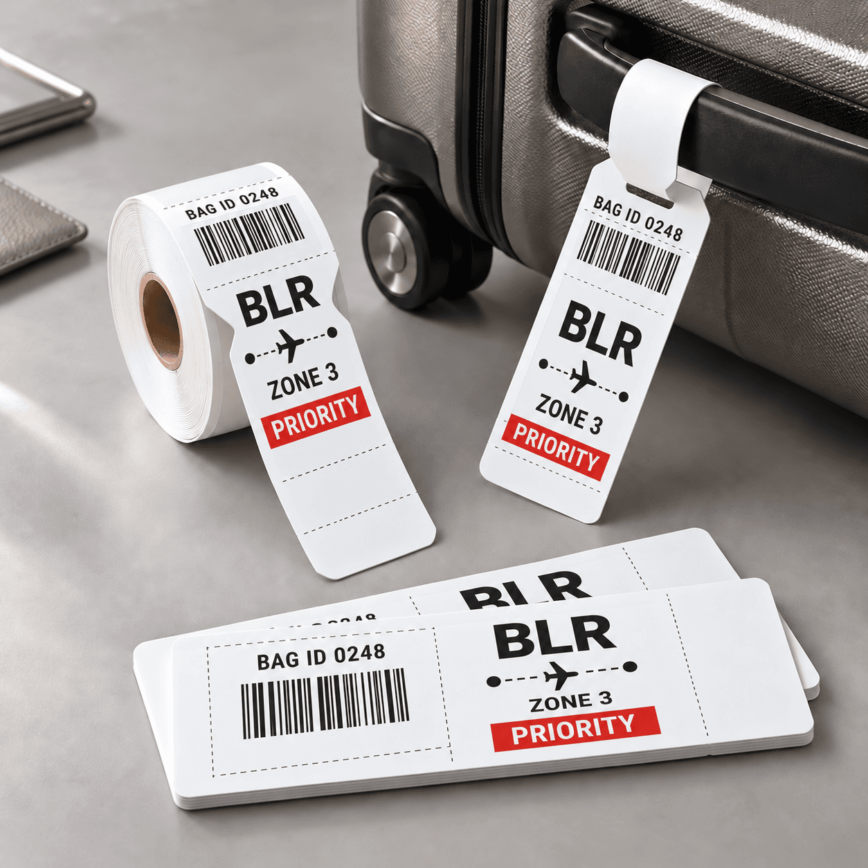 Airline Baggage DT Labels & Boarding Pass